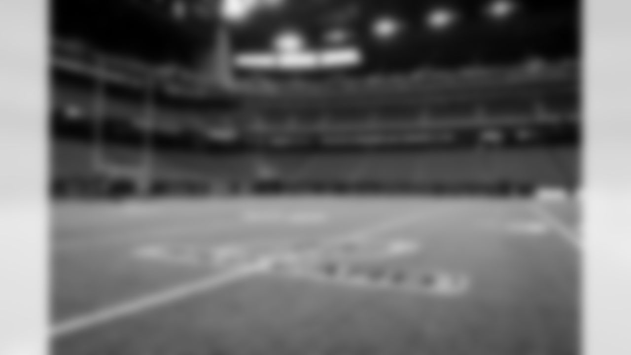 The stadium before a NFL Wild Card playoff football game between the Cleveland Browns and Houston Texans on January 13, 2024 at NRG Stadium.