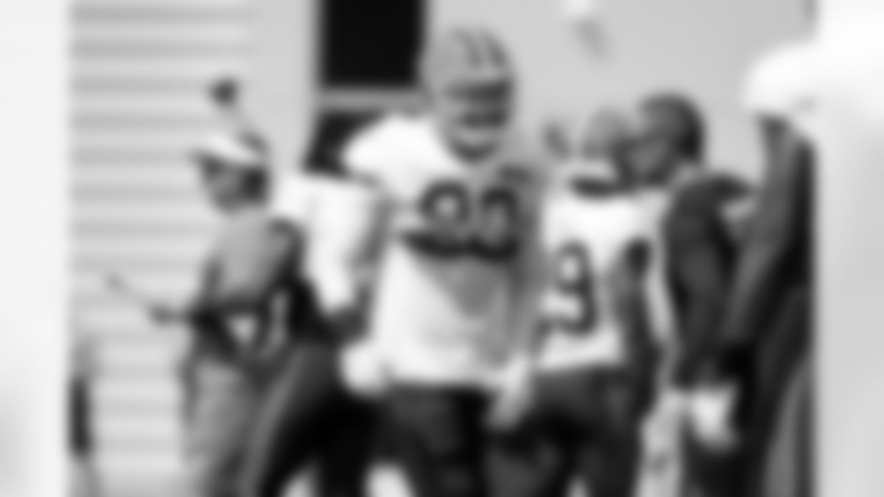 Defensive end Cameron Thomas (99) during Day 8 of Training Camp at CrossCountry Mortgage Campus on August 1, 2025.