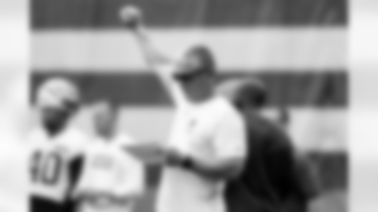 Defensive Coordinator Jim Schwartz during the sixth day of OTAs at CrossCountry Mortgage Campus on June 6, 2025.