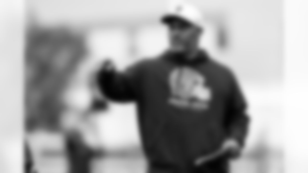 Running Backs Coach Duce Staley during the first day of mandatory minicamp at CrossCountry Mortgage Campus on June 10, 2025.