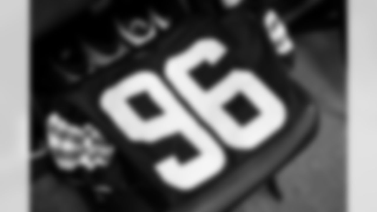 The locker room before a NFL football game between the San Francisco 49ers and Cleveland Browns on November 30, 2025 at Huntington Bank Field.