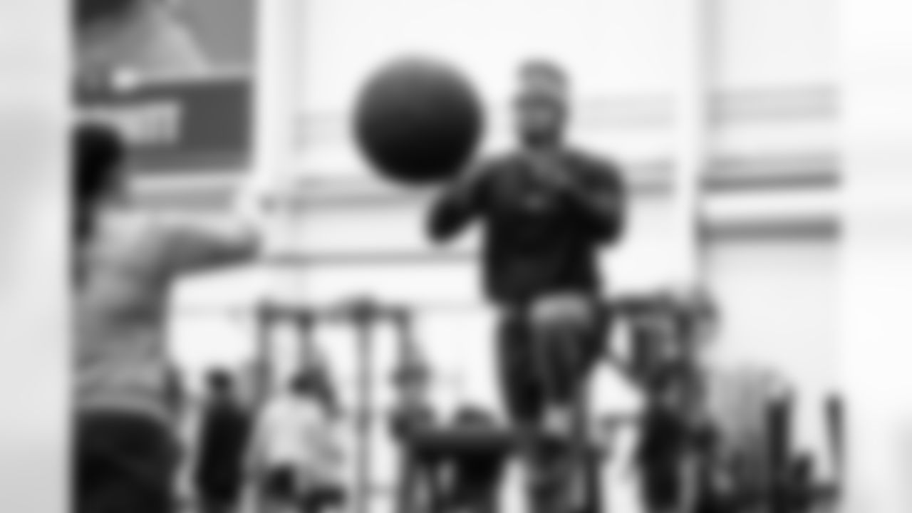 Cornerback Cameron Mitchell (29) during a workout in Phase II of the offseason at CrossCountry Mortgage Campus on April 30, 2024.