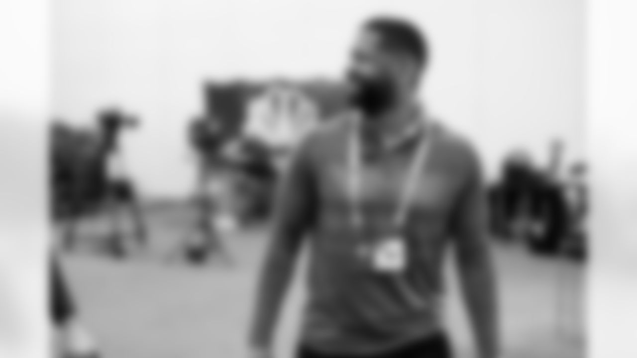 Executive Vice President of Football Operations and General Manager Andrew Berry at the 2026 NFL Combine on February 24, 2026 in Indianapolis, Indiana.