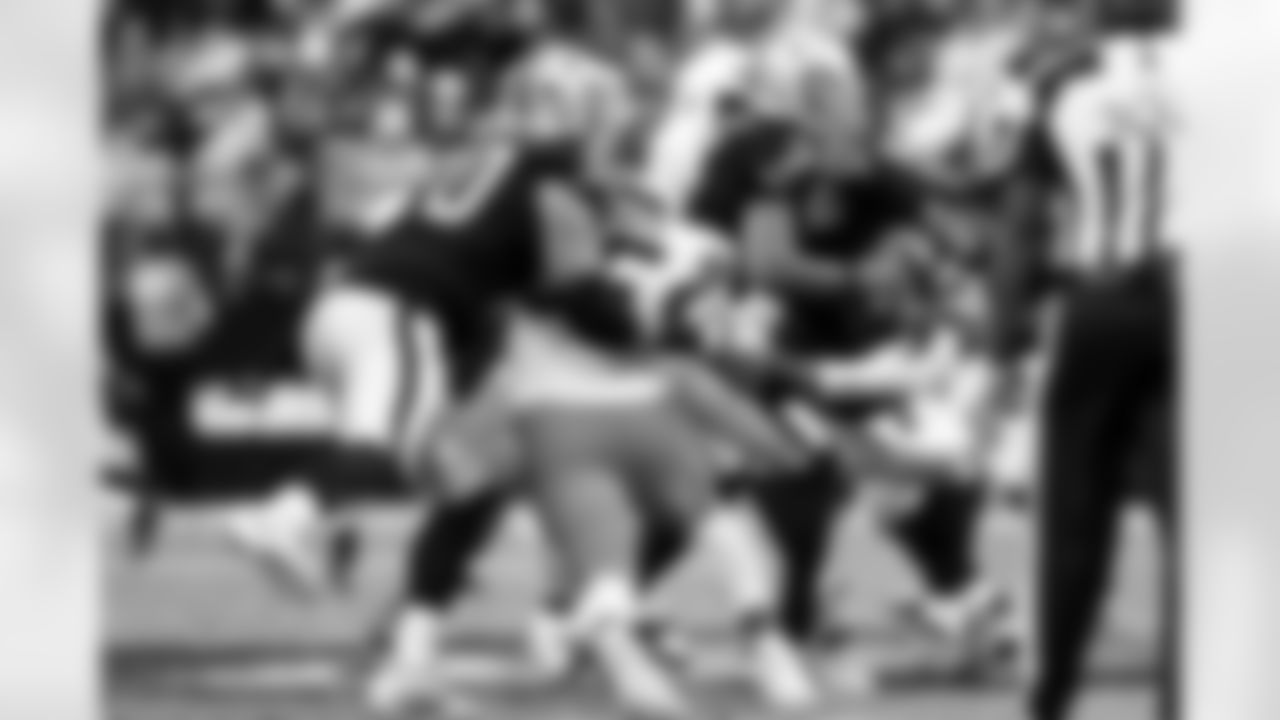 Defensive end Myles Garrett (95) during a NFL football game between the Cleveland Browns and Las Vegas Raiders on November 23, 2025 at Allegiant Stadium.