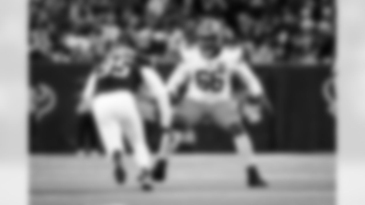 Offensive tackle James Hudson III (66) during a NFL football game between the Cleveland Browns and Houston Texans on December 24, 2023 at NRG Stadium.