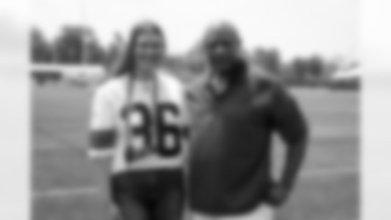 Browns Foundation guests during the fifth day of OTAs at CrossCountry Mortgage Campus on June 4, 2025.