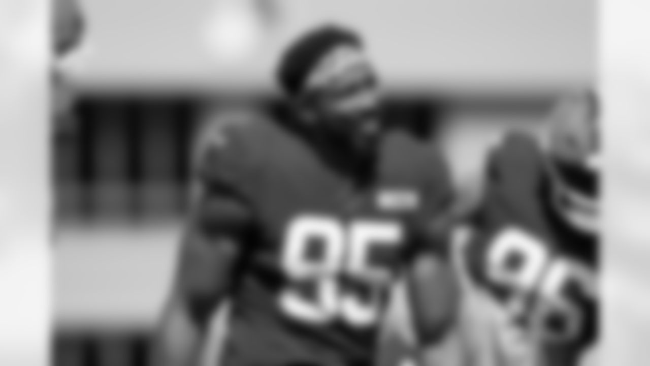 Defensive end Myles Garrett (95) during Day 19 of Training Camp at CrossCountry Mortgage Campus on August 27, 2025.