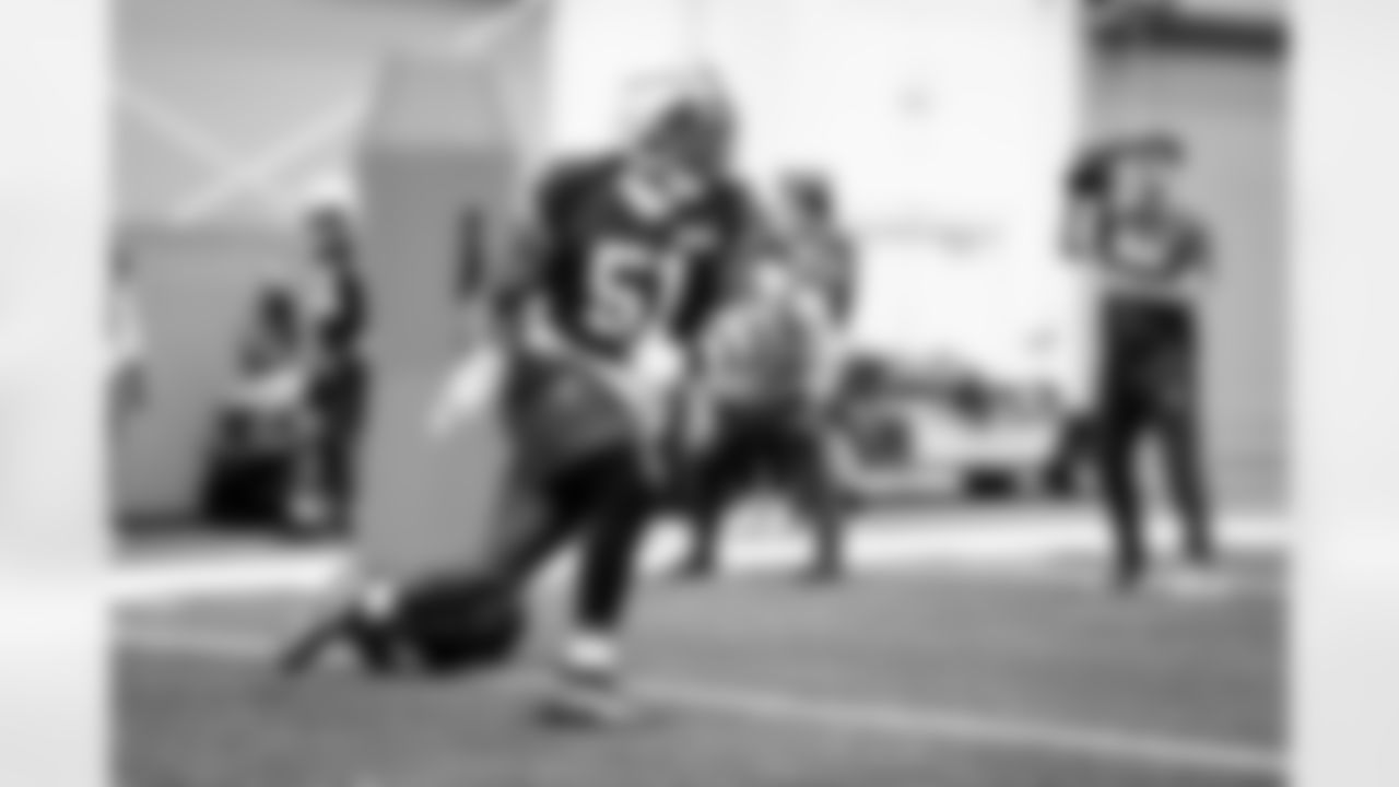 Defensive tackle Mike Hall Jr. (51) during practice at CrossCountry Mortgage Campus on December 12, 2024.