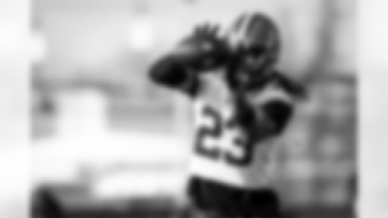 Cornerback Martin Emerson Jr. (23) during practice at CrossCountry Mortgage Campus on December 14, 2023.