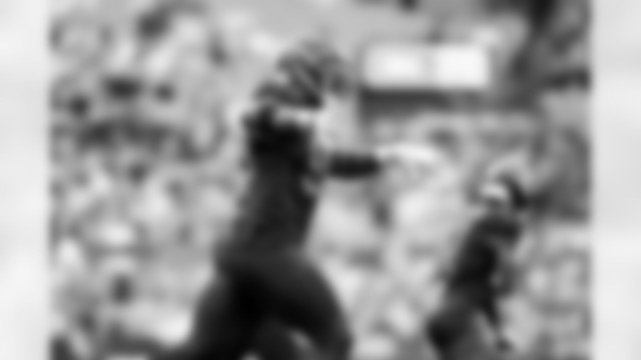 Defensive end Myles Garrett (95) during a NFL football game between the Miami Dolphins and Cleveland Browns on October 19, 2025 at Huntington Bank Field.