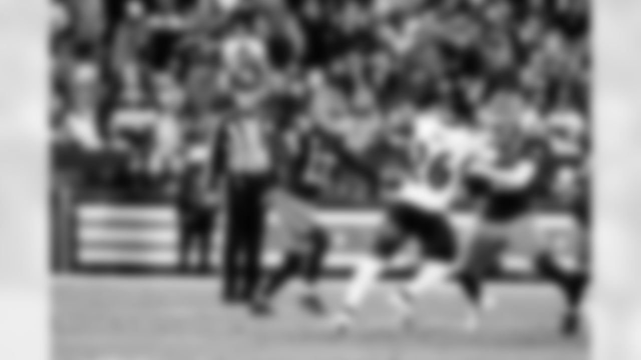Punter Corey Bojorquez (13) during a NFL football game between the Baltimore Ravens and Cleveland Browns on November 16, 2025 at Huntington Bank Field.