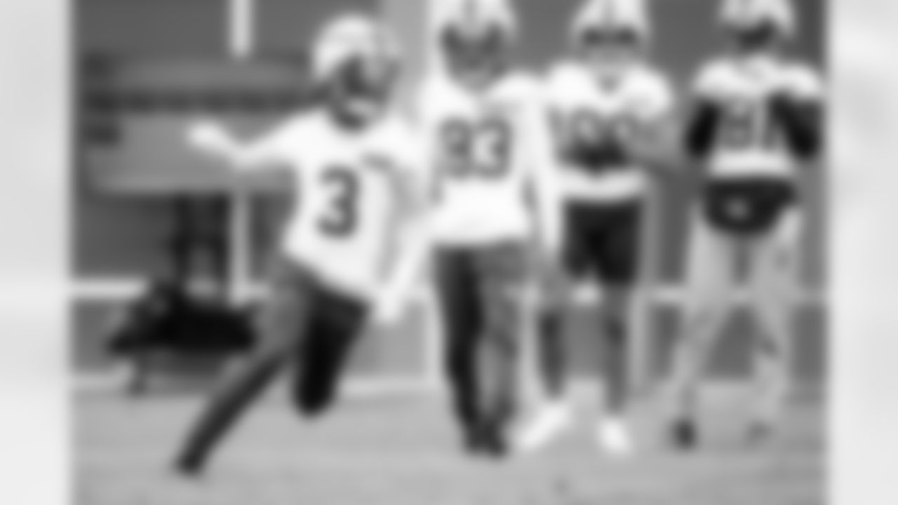 Wide receiver Jerry Jeudy (3) during practice at CrossCountry Mortgage Campus on December 11, 2024.