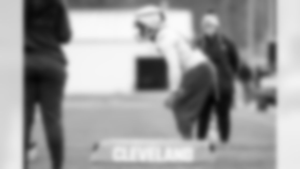 Running back Quinshon Judkins (10) during practice at CrossCountry Mortgage Campus on November 20, 2025.