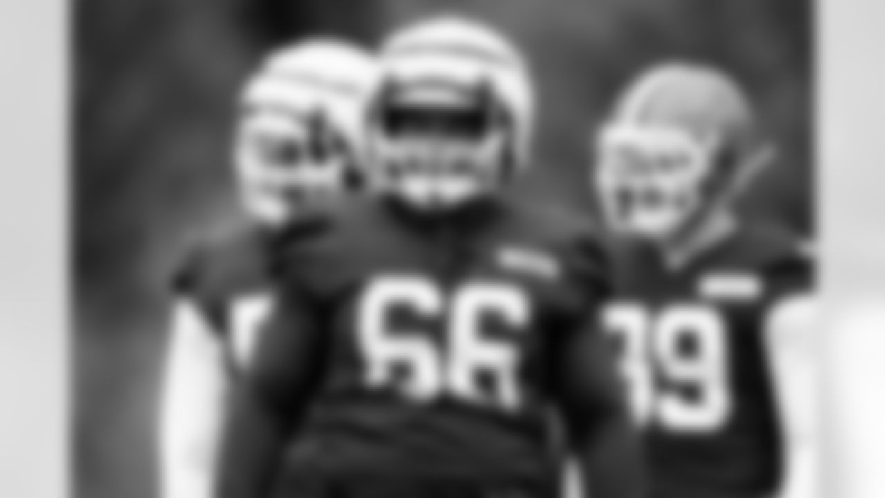 Defensive lineman Adin Huntington (66) during Day 18 of Training Camp at CrossCountry Mortgage Campus on August 26, 2025.