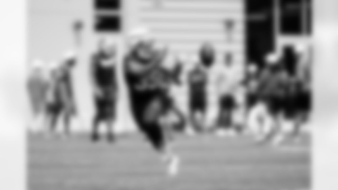 Running back Toa Taua (35) during Day 6 of Training Camp at CrossCountry Mortgage Campus on July 29, 2025.