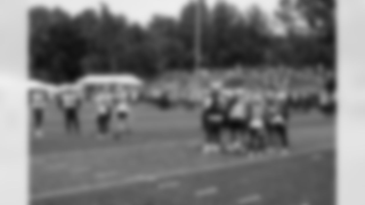 The offense during Day 3 of Training Camp at CrossCountry Mortgage Campus on July 25, 2025.