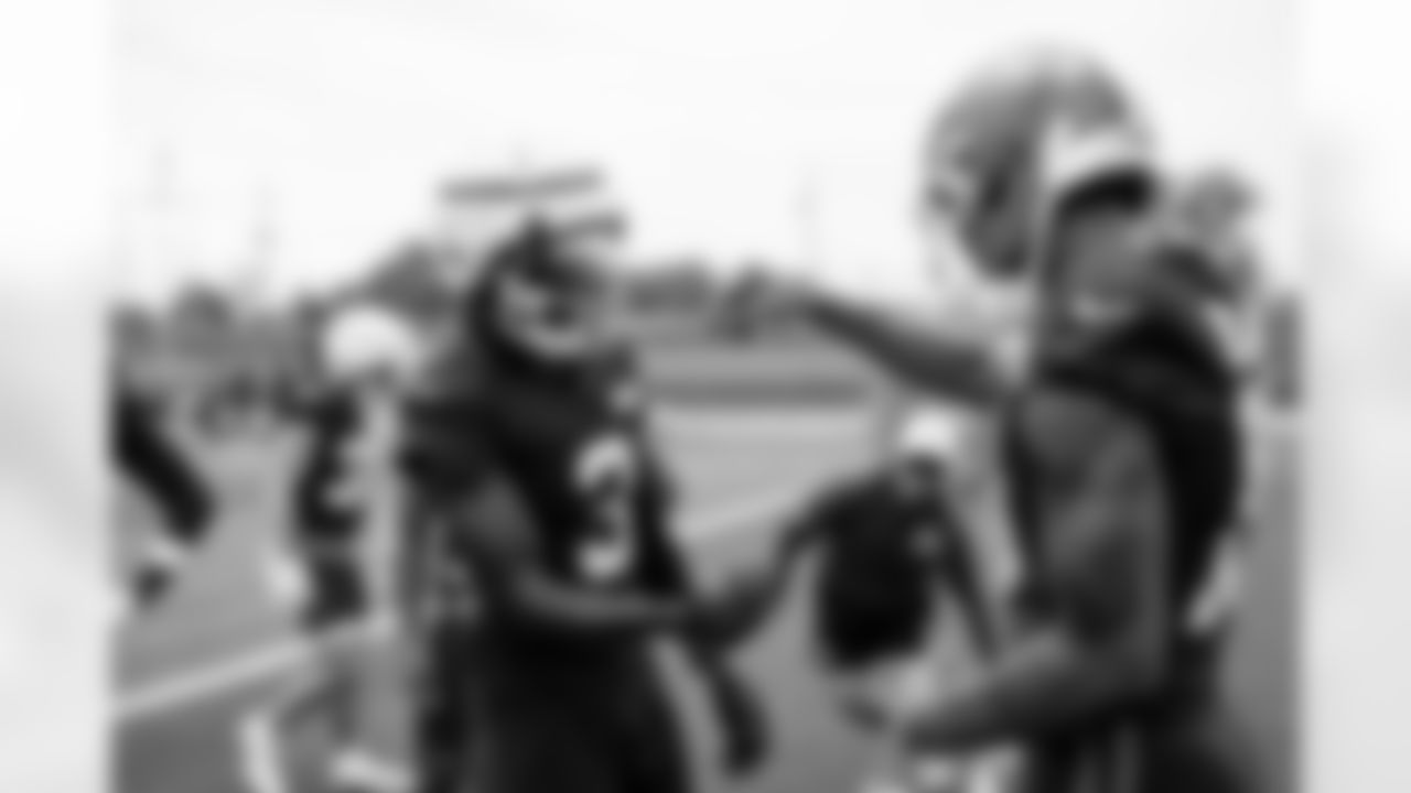 Wide receiver Jerry Jeudy (3) during Day 3 of Training Camp at CrossCountry Mortgage Campus on July 25, 2025.