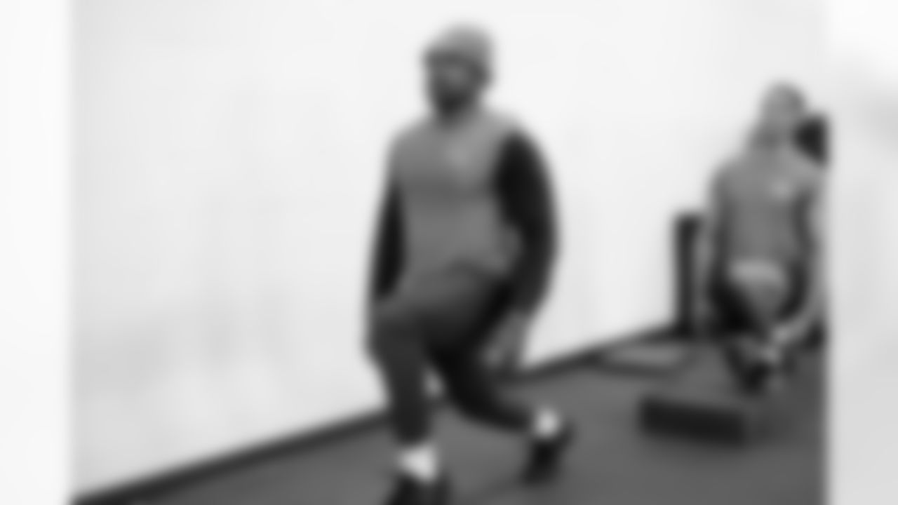 Linebacker Winston Reid (59) during a workout in Phase I of the offseason at CrossCountry Mortgage Campus on April 23, 2025.