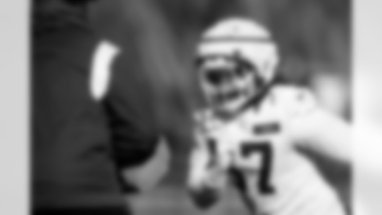 Defensive end Isaiah McGuire (57) during practice at CrossCountry Mortgage Campus on November 13, 2025.