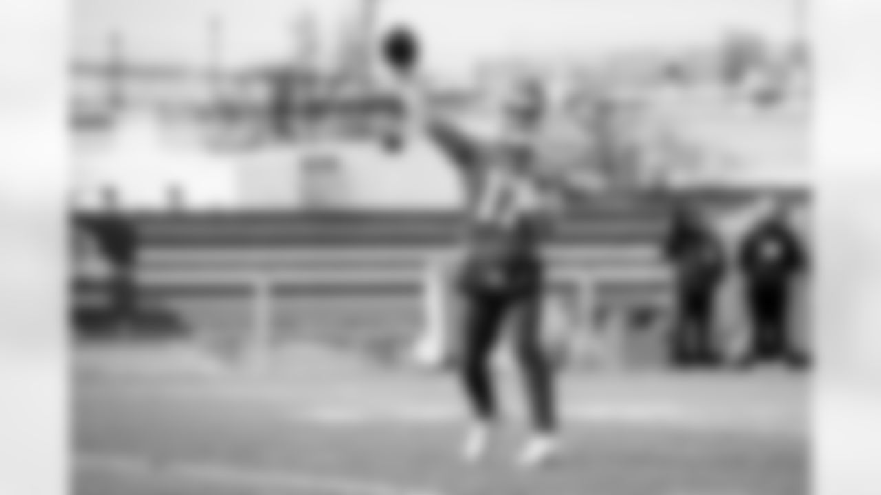 Quarterback Dorian Thompson-Robinson (17) during practice at CrossCountry Mortgage Campus on December 26, 2024.