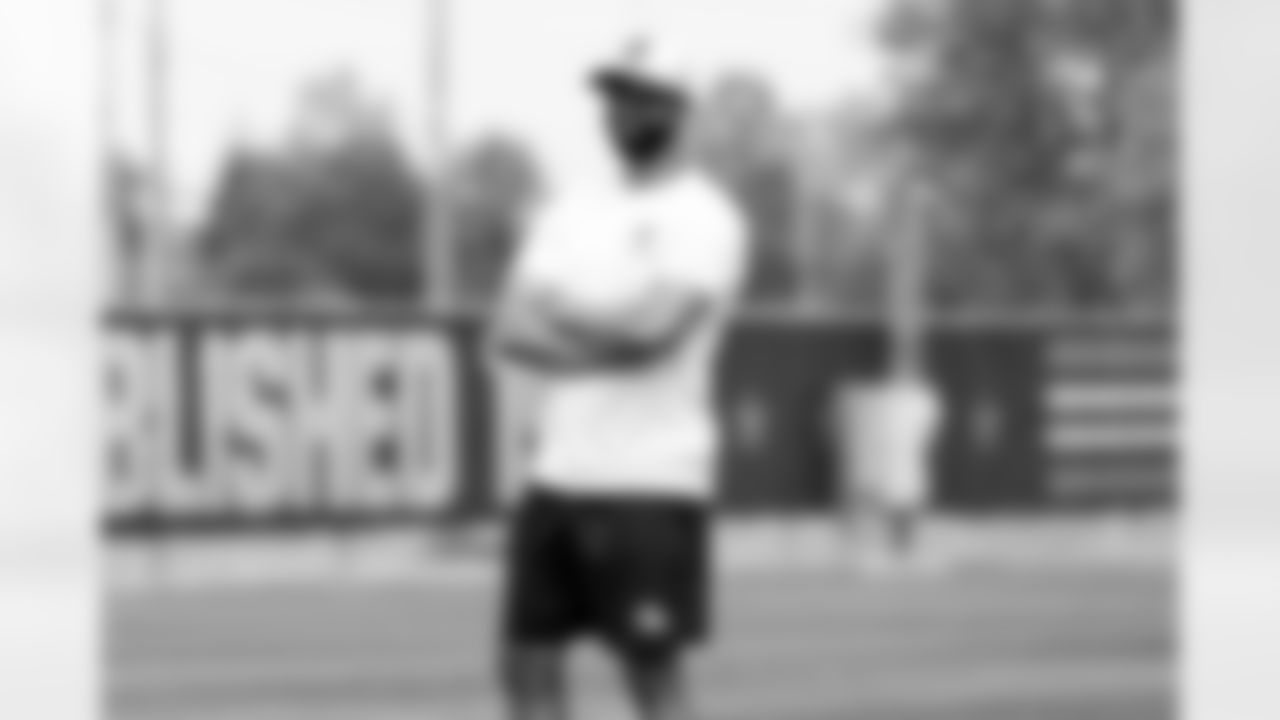 Executive Vice President of Football Operations and General Manager Andrew Berry during fieldwork in Phase II of the offseason at CrossCountry Mortgage Campus on May 12, 2025.