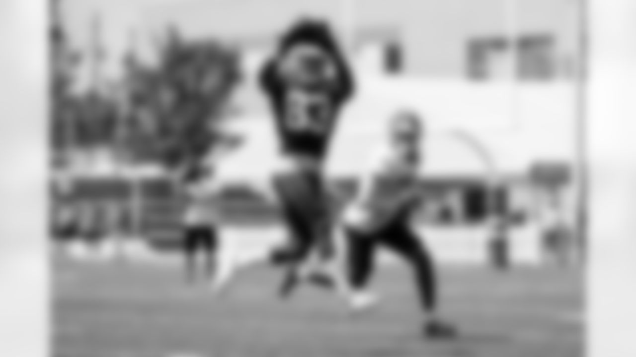Wide receiver Kisean Johnson (83) during Day 5 of Training Camp at CrossCountry Mortgage Campus on July 28, 2025.
