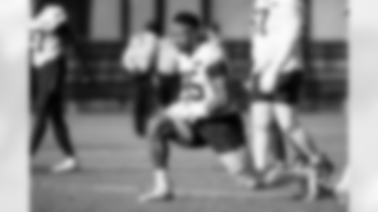 Defensive end Myles Garrett (95) during practice at CrossCountry Mortgage Campus on December 18, 2025.