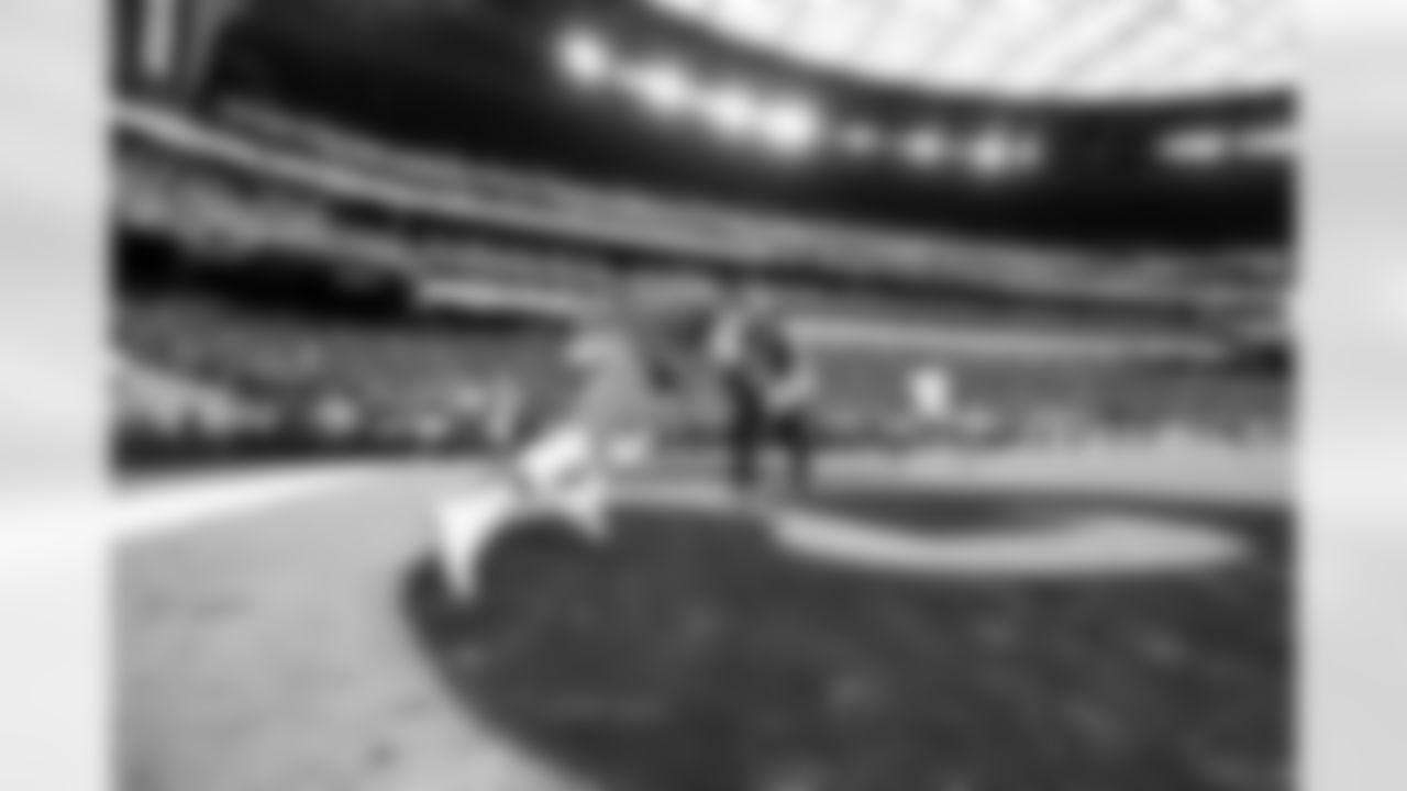 Defensive end Cameron Thomas (99) before a NFL football game between the Cleveland Browns and Las Vegas Raiders on November 23, 2025 at Allegiant Stadium.