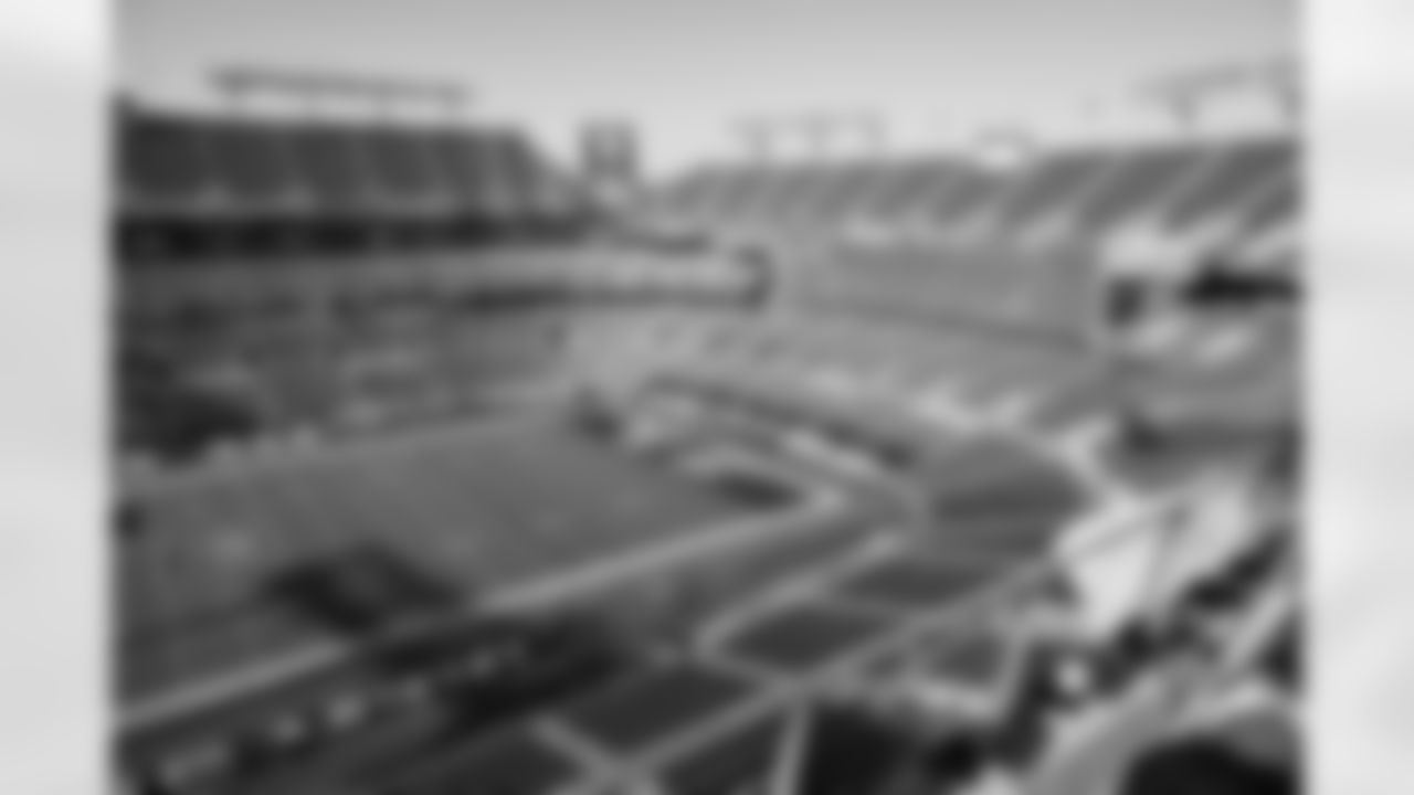The stadium before a NFL football game between the Cleveland Browns and Baltimore Ravens on September 14, 2025 at M&T Bank Stadium.