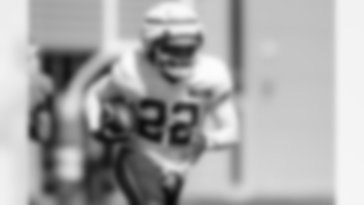 Running back Dylan Sampson (22) during Day 19 of Training Camp at CrossCountry Mortgage Campus on August 27, 2025.