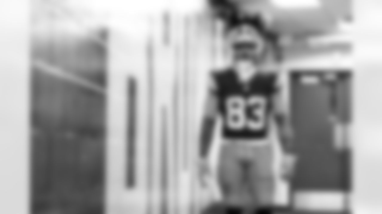 Wide receiver Malachi Corley (83) before a NFL football game between the Pittsburgh Steelers and Cleveland Browns on December 28, 2025 at Huntington Bank Field.