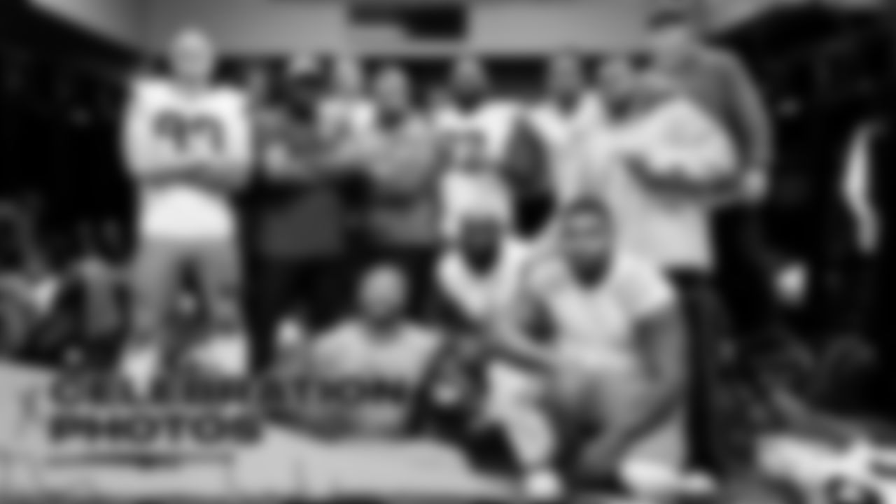 The Browns after a NFL football game between the Cleveland Browns and Las Vegas Raiders on November 23, 2025 at Allegiant Stadium.