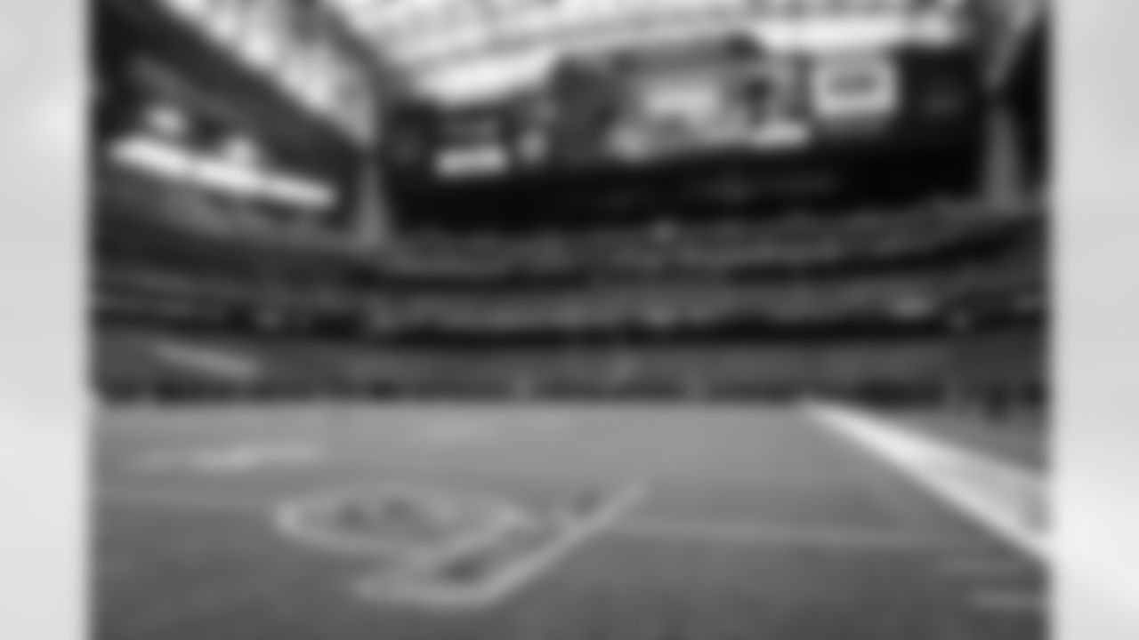 The stadium before a NFL Wild Card playoff football game between the Cleveland Browns and Houston Texans on January 13, 2024 at NRG Stadium.