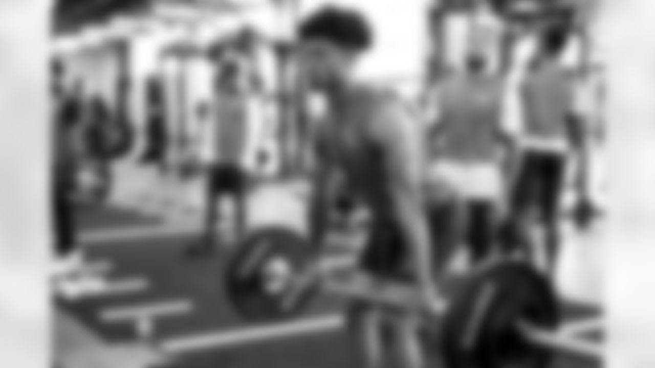 Cornerback Greg Newsome II (0) during a workout in Phase I of the offseason at CrossCountry Mortgage Campus on April 29, 2025.