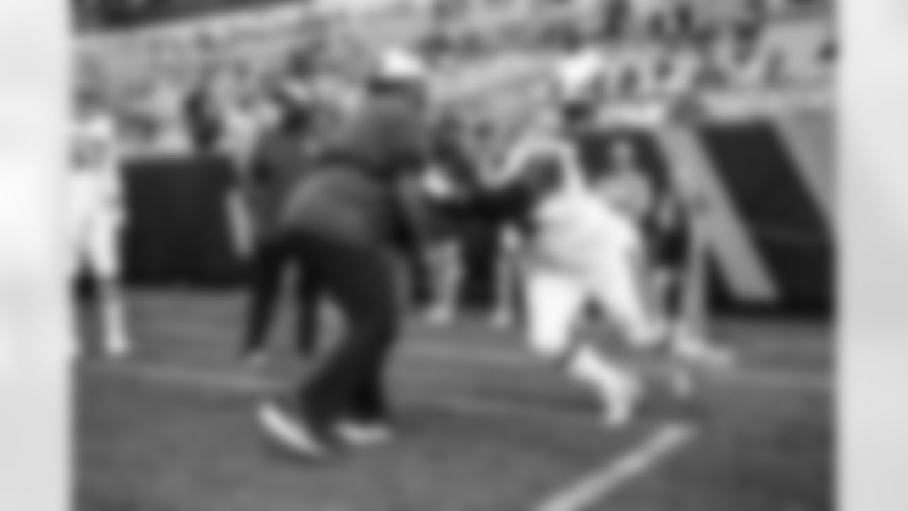 Defensive tackle Ralph Holley (63) before a preseason NFL football game between the Cleveland Browns and Carolina Panthers on August 8, 2025 at Bank of America Stadium.