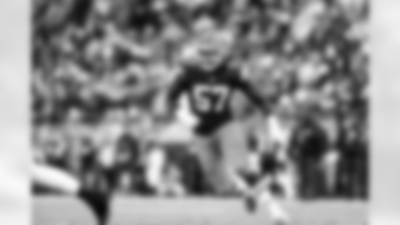 Defensive end Isaiah McGuire (57) during a NFL football game between the Baltimore Ravens and Cleveland Browns on November 16, 2025 at Huntington Bank Field.