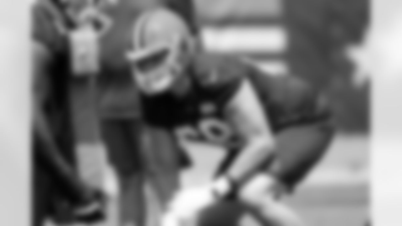 Offensive tackle Jackson Barton (68) during the second day of mandatory minicamp at CrossCountry Mortgage Campus on June 11, 2025.