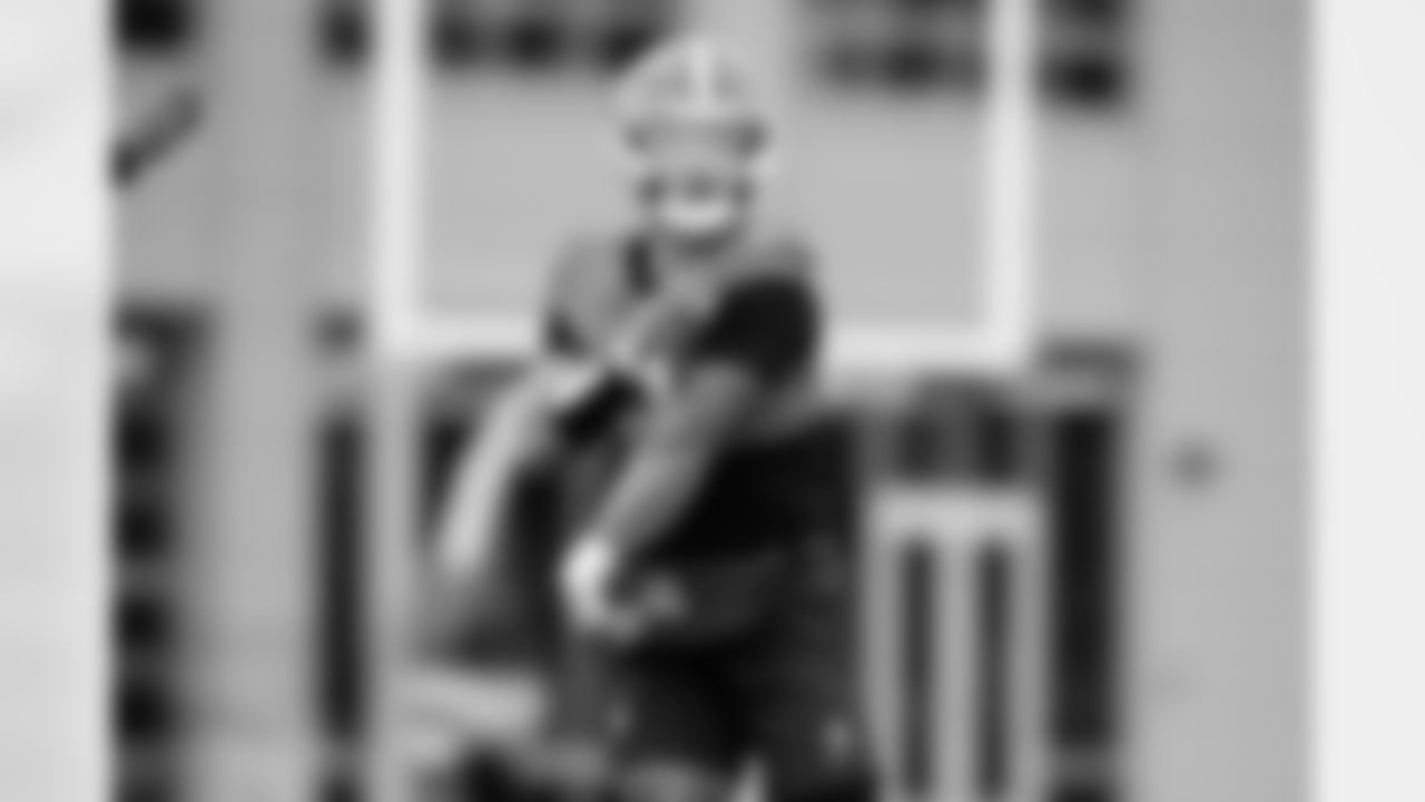 Quarterback Dillon Gabriel (8) during practice at CrossCountry Mortgage Campus on November 3, 2025.