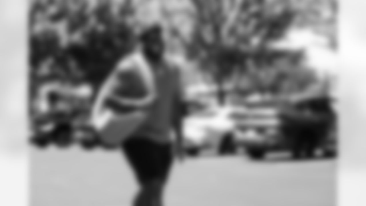 Defensive end Sam Kamara (92) reports for Training Camp at CrossCountry Mortgage Campus on July 22, 2025.