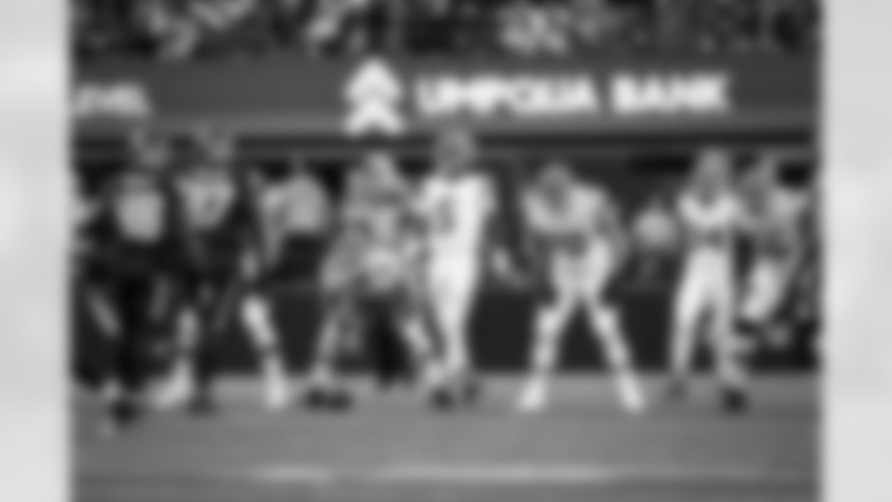 The offense during a preseason NFL football game between the Cleveland Browns and Seattle Seahawks on August 24, 2024 at Lumen Field.