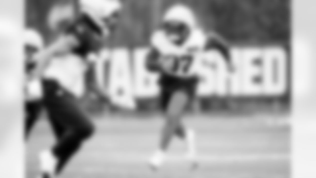 Tight end Tre' McKitty (87) during practice at CrossCountry Mortgage Campus on December 11, 2024.