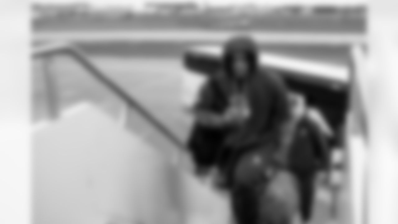 Running back Quinshon Judkins (10) travels to New York on November 8, 2025.