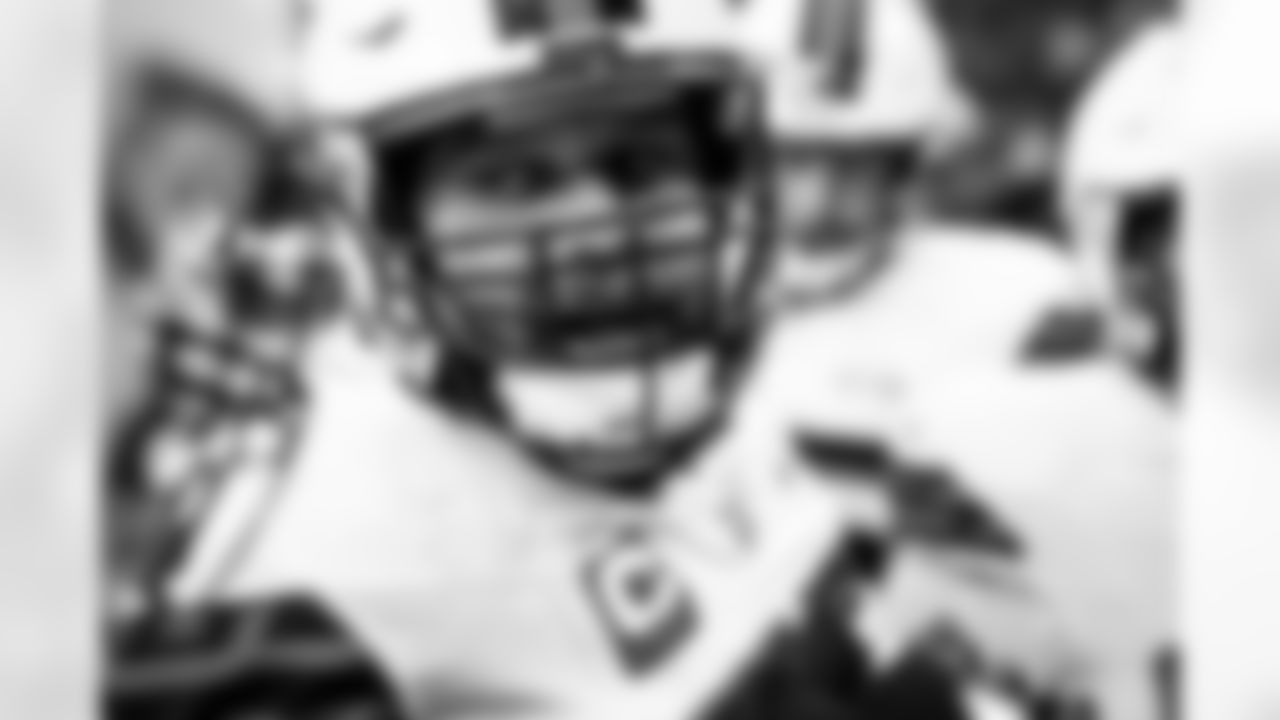 Offensive guard Joel Bitonio (75) before a NFL football game between the Cleveland Browns and Las Vegas Raiders on September 29, 2024 at Allegiant Stadium. The Browns lost 16-20.