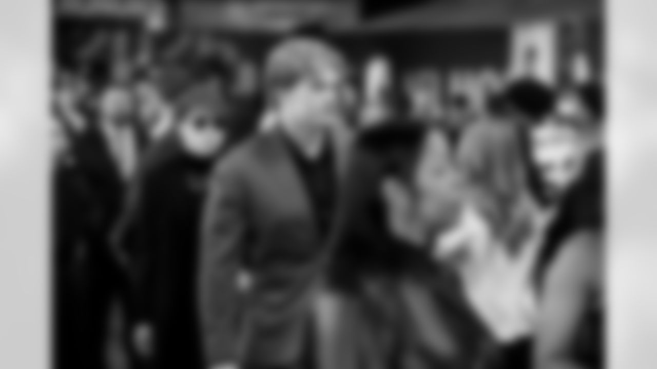 Linebacker Carson Schwesinger (49) on the red carpet before the 2026 NFL Honors at the Palace of Fine Arts in San Francisco on February 5, 2026.