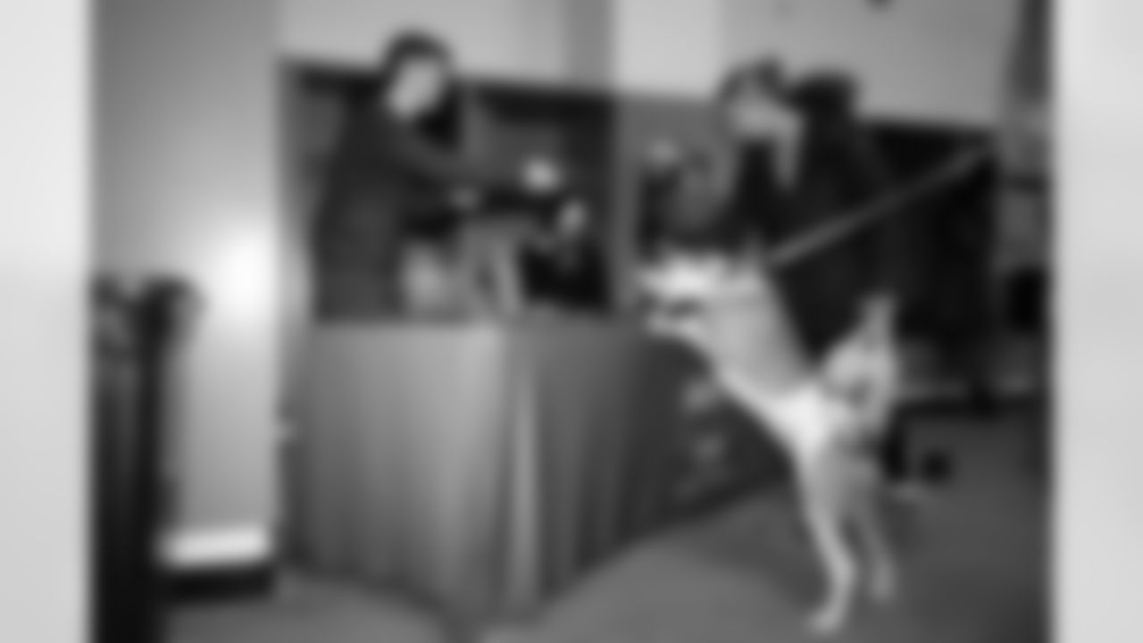 The 2025 Jingle Paws Barking Backers Event at Huntington Bank Field on December 10, 2025.