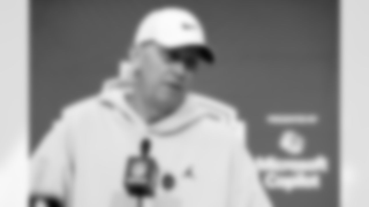 Head Coach Todd Monken speaks to the media at the 2026 NFL Combine on February 25, 2026 in Indianapolis, Indiana.