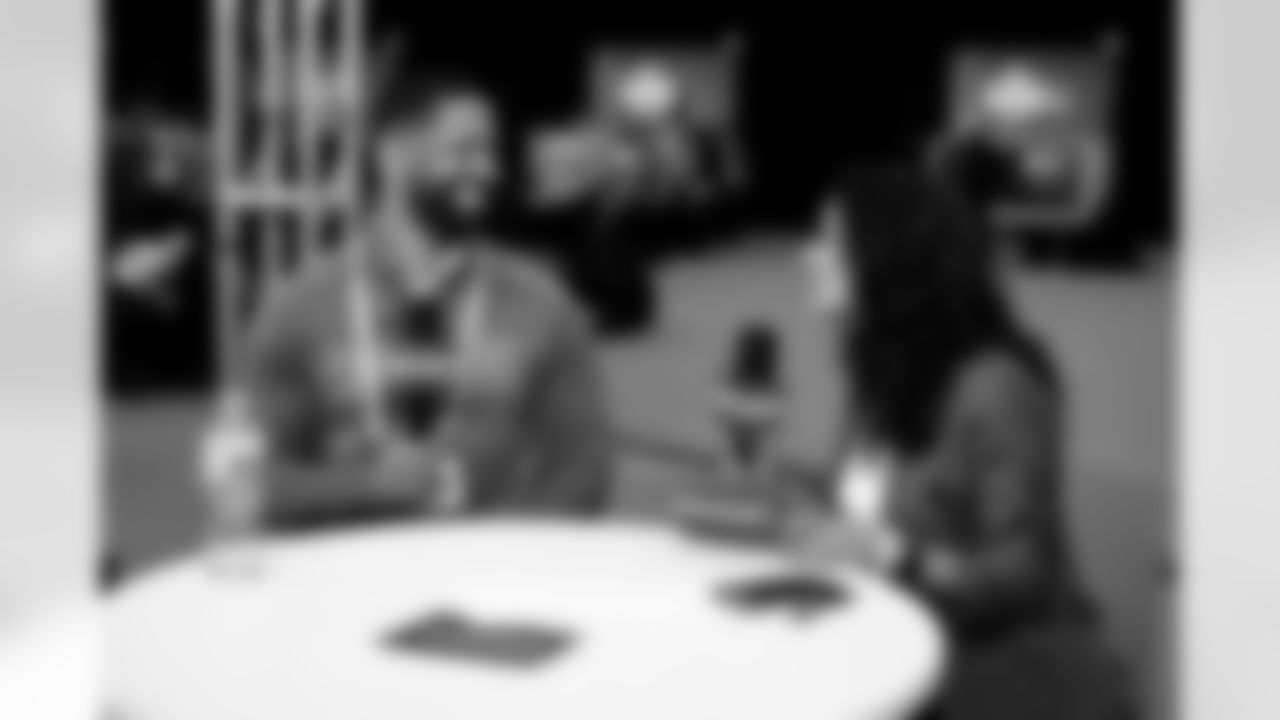 Executive Vice President of Football Operations and General Manager Andrew Berry speaks to the media at the 2026 NFL Combine on February 24, 2026 in Indianapolis, Indiana.