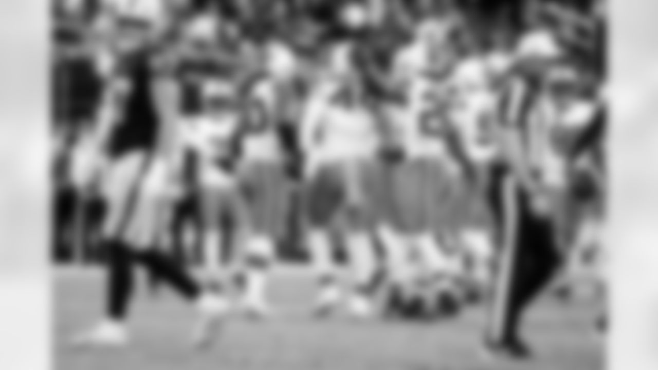 Linebacker Devin Bush (30), Linebacker Carson Schwesinger (49), and Cornerback Myles Harden (26) during a NFL football game between the Cleveland Browns and Las Vegas Raiders on November 23, 2025 at Allegiant Stadium.