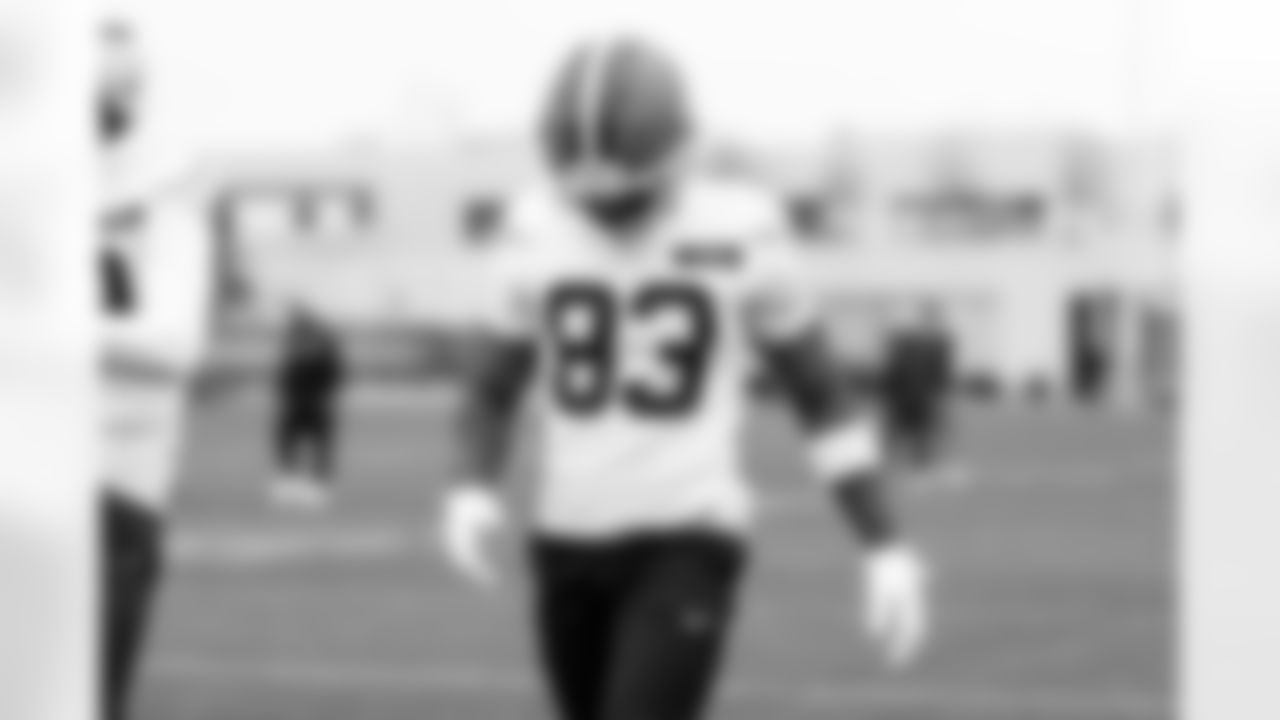 Wide receiver Malachi Corley (83) during practice at CrossCountry Mortgage Campus on November 3, 2025.