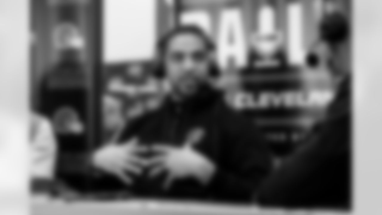 Assistant General Manager & Vice President of Player Personnel Glenn Cook on Cleveland Browns Daily on location at the 2026 NFL Combine on February 25, 2026 in Indianapolis, Indiana.